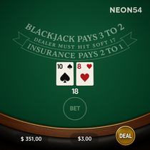 Neon54 - Blackjack Table Game - Classic Casino Switzerland